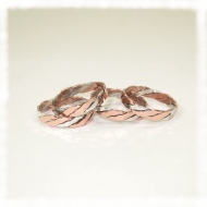 Copper/ silver ring